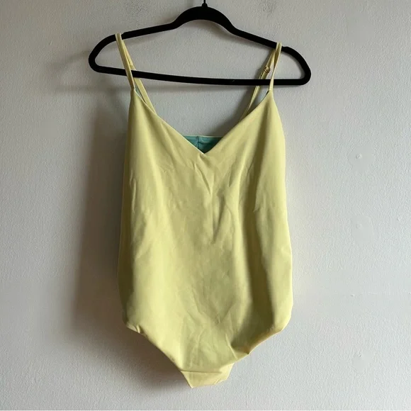 NWT Jolyn Sz 2X Juana Yellow Pismo One Piece Swimsuit - Picture 2 of 9